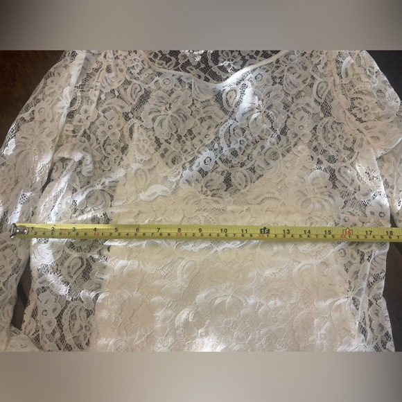 Velvet Lined Lace Dress - Picture 7 of 8